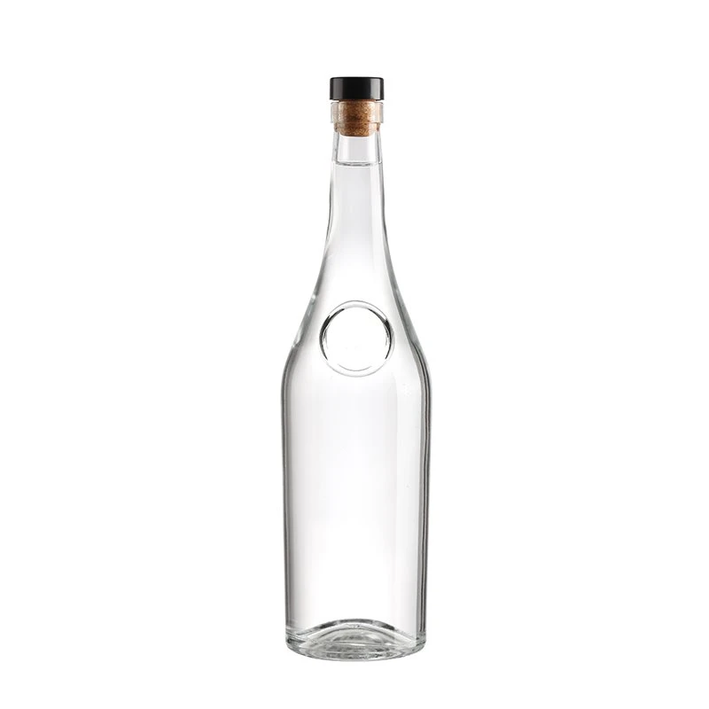 big glass wine bottle