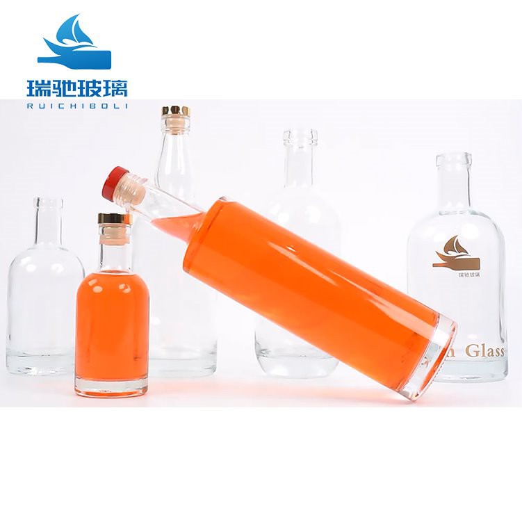 375ml clear glass bottles
