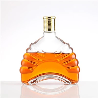 700 ml leere Glaskristall-Likörglas-Brandy-Flasche
